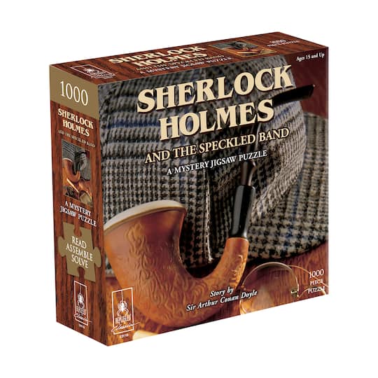 BePuzzled® Sherlock Holmes & the Speckled Band Classic Mystery 1000 Piece Jigsaw Puzzle
